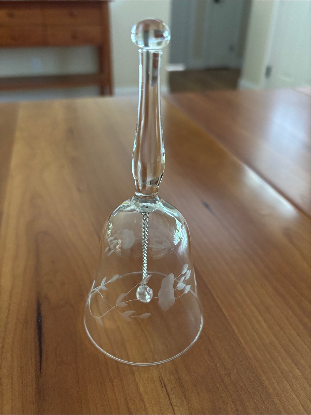 Princess House heritage hand blown bell